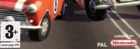 Classic British Motor Racing, the PEGI square on its front