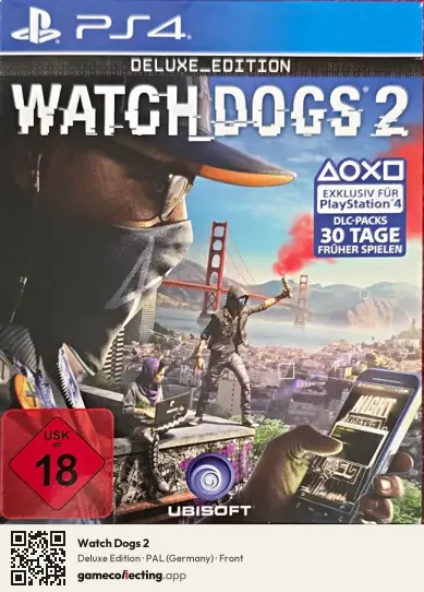 Watch Dogs 2 PlayStation 4, Germany box front
