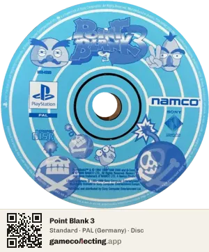 Point Blank 3 PlayStation, PAL disc