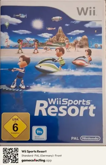 Wii Sports Resort Nintendo Wii, Germany box front