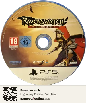Ravenswatch PlayStation 5, PAL disc