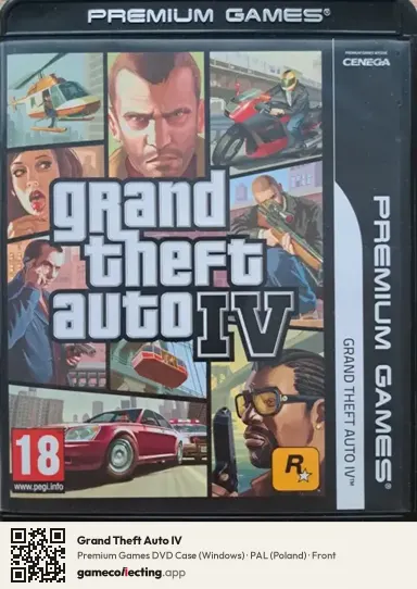 Grand Theft Auto IV Computer, Poland box front