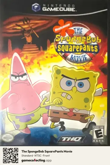 The SpongeBob SquarePants Movie Nintendo GameCube, NTSC box front