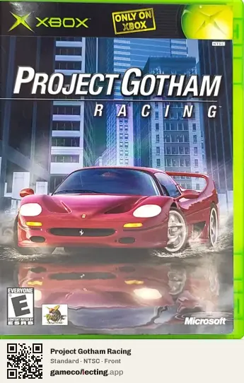 Project Gotham Racing Xbox, NTSC box front