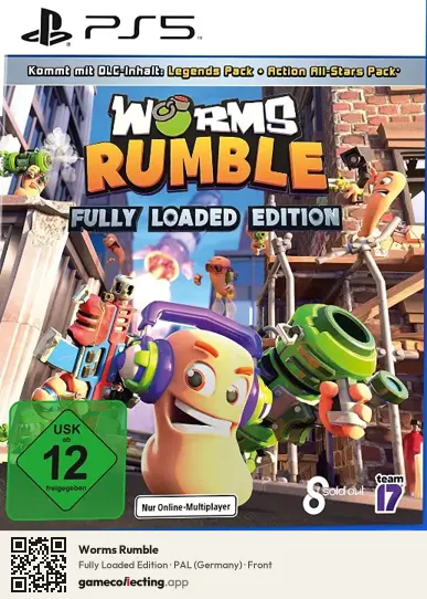 Worms Rumble PlayStation 5, Germany box front