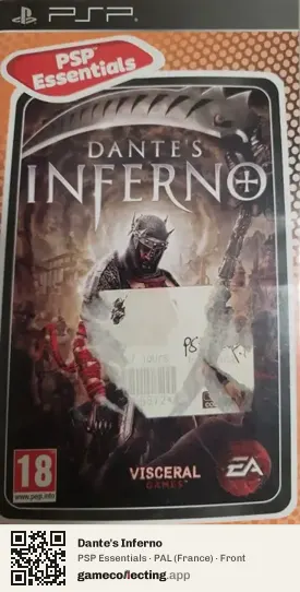 Dante's Inferno PlayStation Portable, France box front