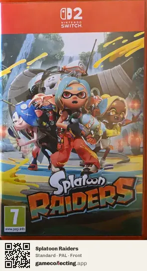 Splatoon Raiders Nintendo Switch 2, PAL box front