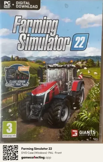 Farming Simulator 22 Computer, PAL box front