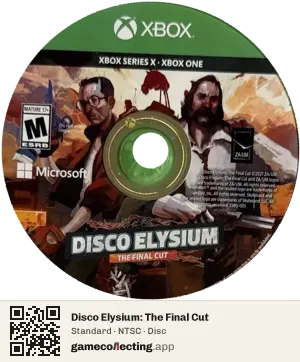 Disco Elysium: The Final Cut Xbox Series X, NTSC disc