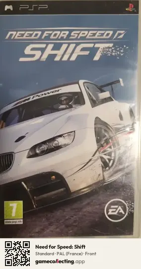 Need for Speed: Shift PlayStation Portable, France box front