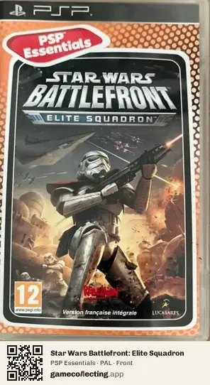 Star Wars Battlefront: Elite Squadron PlayStation Portable, PAL box front