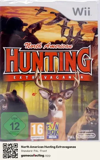 North American Hunting Extravaganza Nintendo Wii, PAL box front