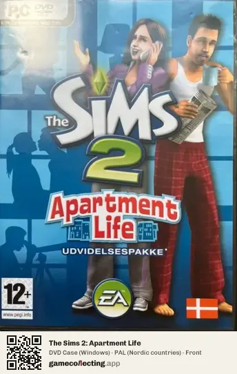 The Sims 2: Apartment Life Computer, Nordic countries box front