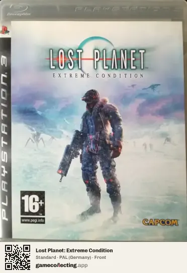 Lost Planet: Extreme Condition PlayStation 3, Germany box front