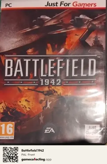 Battlefield 1942 Computer, PAL box front
