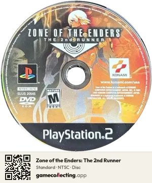 Zone of the Enders: The 2nd Runner PlayStation 2, NTSC disc