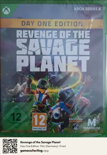 Revenge of the Savage Planet Xbox Series X, Germany box front