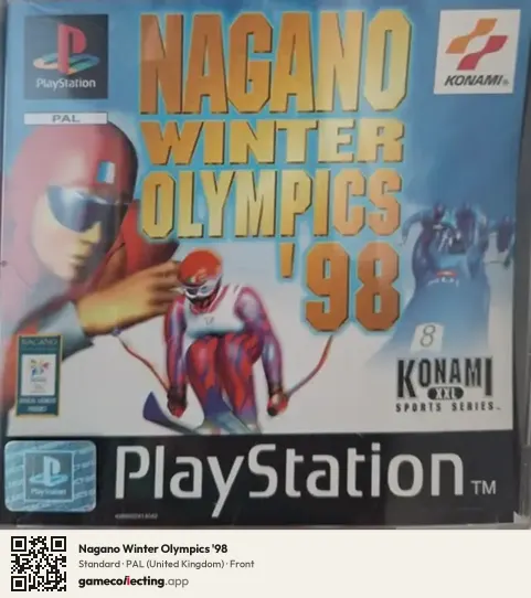 Nagano Winter Olympics '98 PlayStation, United Kingdom box front