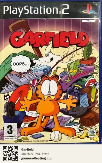 Garfield PlayStation 2, PAL box front