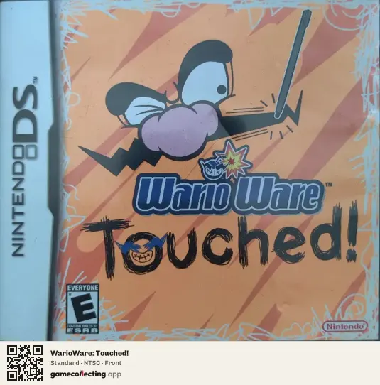 WarioWare: Touched! Nintendo DS, NTSC box front