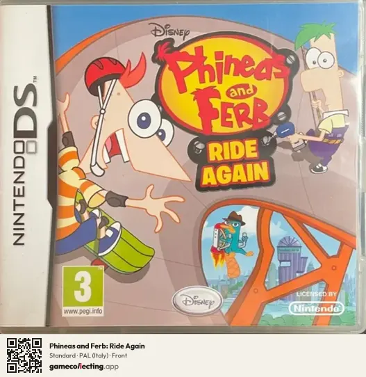 Phineas and Ferb: Ride Again Nintendo DS, Italy box front