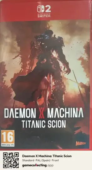 Daemon X Machina: Titanic Scion Nintendo Switch 2, Spain box front