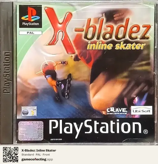 X-Bladez: Inline Skater PlayStation, PAL box front