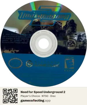Need for Speed Underground 2 Nintendo GameCube, NTSC disc