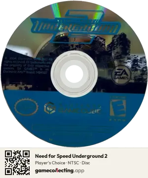 Need for Speed Underground 2 Nintendo GameCube, NTSC disc