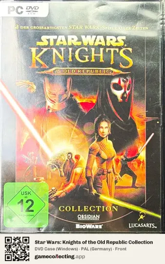 Star Wars: Knights of the Old Republic Collection Computer, Germany box front