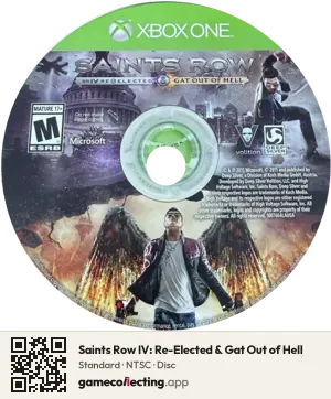 Saints Row IV: Re-Elected & Gat Out of Hell Xbox One, NTSC disc