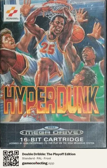 Double Dribble: The Playoff Edition Sega Mega Drive / Genesis, PAL box front