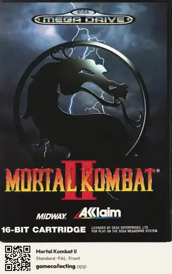 Mortal Kombat II Sega Mega Drive / Genesis, PAL box front