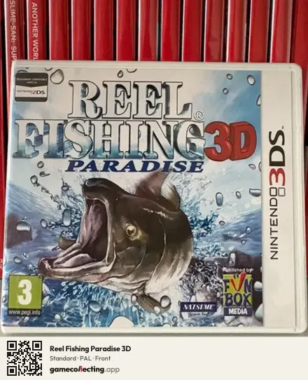 Reel Fishing Paradise 3D Nintendo 3DS, PAL box front