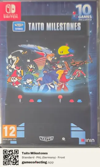 Taito Milestones Nintendo Switch, Germany box front