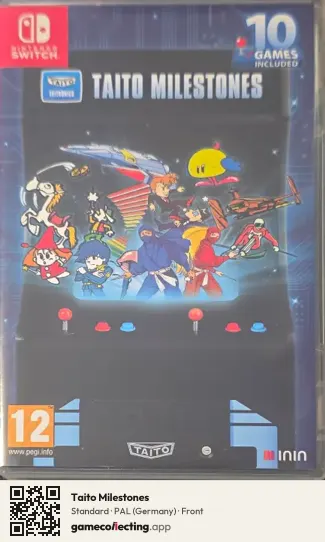 Taito Milestones Nintendo Switch, Germany box front