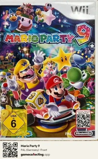 Mario Party 9 Nintendo Wii, Germany box front