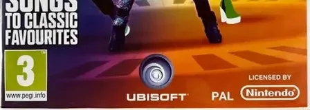 Just Dance 2017, the PEGI square on its front