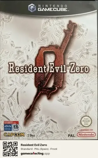 Resident Evil Zero Nintendo GameCube, Spain box front