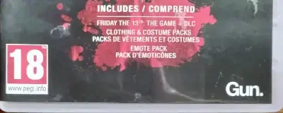 Friday the 13th: The Game, the USK square on its front