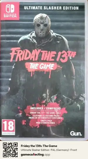 Friday the 13th: The Game Nintendo Switch, Germany box front