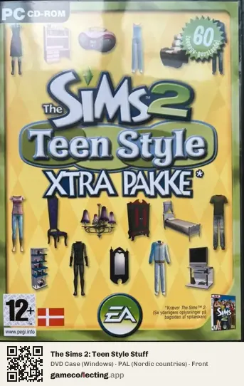 The Sims 2: Teen Style Stuff Computer, Nordic countries box front