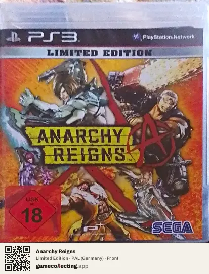 Anarchy Reigns PlayStation 3, Germany box front
