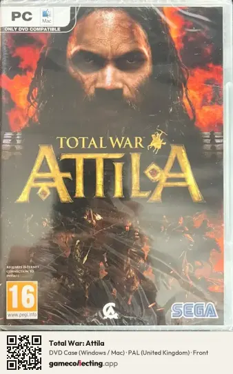 Total War: Attila Computer, United Kingdom box front