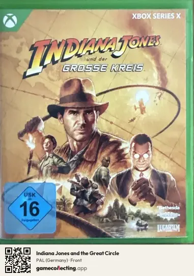 Indiana Jones and the Great Circle Xbox Series X, Germany box front