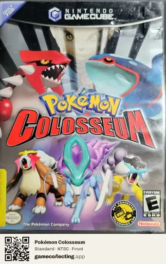 Pokémon Colosseum Nintendo GameCube, NTSC box front
