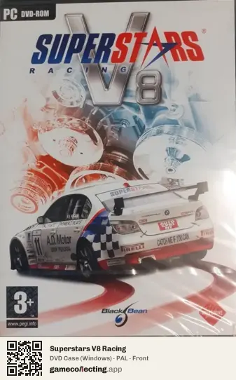Superstars V8 Racing Computer, PAL box front