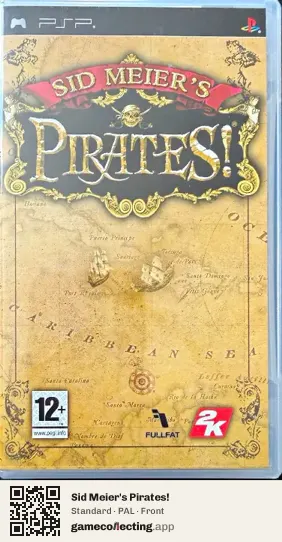 Sid Meier's Pirates! PlayStation Portable, PAL box front