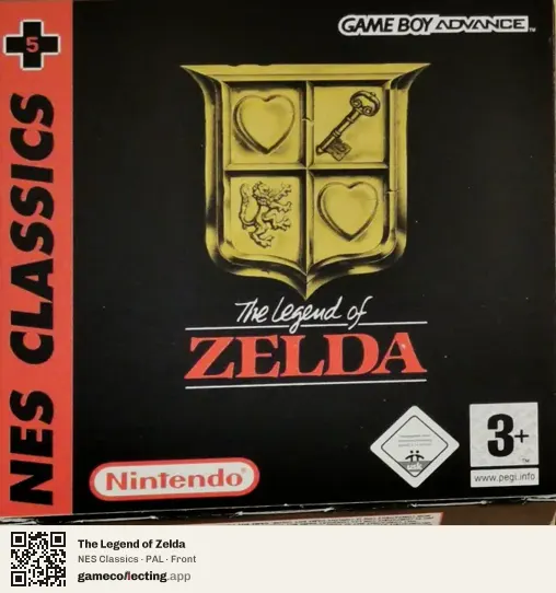 The Legend of Zelda Game Boy Advance, PAL box front