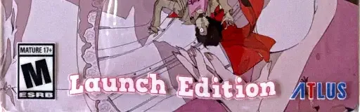 Catherine: Full Body, the ESRB box on its front